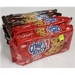 4 PACKS OF CHIPS AHOY! COOKIES - CHUNKS/CHEWY
