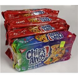 5 PACKS OF CHIPS AHOY! COOKIES - CHEWY/RAINBOW