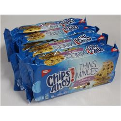 4 PACKS OF CHIPS AHOY! THINS COOKIES- OATMEAL