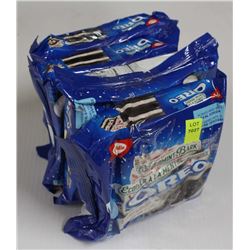 4 PACKS OF PEPPERMINT BARK OREO COOKIES