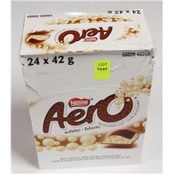 BOX OF AERO WHITE CHOCOLATE BARS