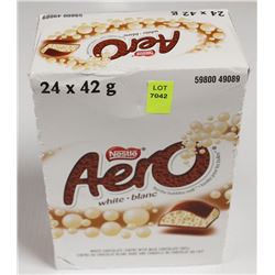 BOX OF AERO WHITE CHOCOLATE BARS