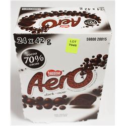 BOX OF AERO DARK CHOCOLATE BARS