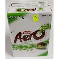 BOX OF AERO PEPPERMINT CHOCOLATE BARS