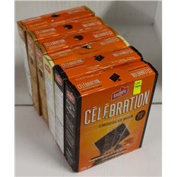 6 BOXES OF ASSORTED LECLERC CELEBRATION COOKIES