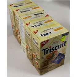 5 BOXES OF TRISCUIT ORIGINAL CRACKERS