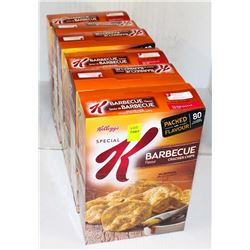 6 BOXES OF SPECIAL K BBQ CRACKER CHIPS