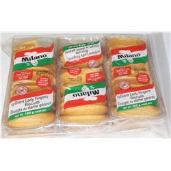 6 PACKS OF MILANO GIANT LADY FINGERS