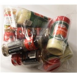 BAG OF PARMESAN CHEESE AND ASSORTED SPICES