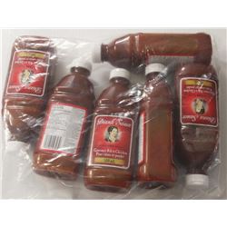 6 BOTTLES OF DIANNA SAUCE RIB AND CHICKEN BBQ