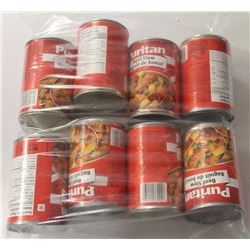 9 CANS OF PURITAN BEEF STEW