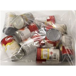 10 CANS OF ASSORTED CAMPBELLS SOUPS