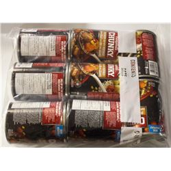 9 CANS OF CAMPBELLS CHUNKY JERK CHICKEN SOUP