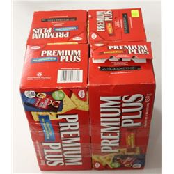 4 BOXES OF PREMIUM PLUS SALTED TOP CRACKERS