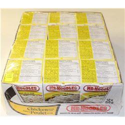 CASE OF MR NOODLES CHICKEN SOUP CUPS