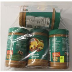 5 JARS OF KRAFT SMOOTH PEANUT BUTTER