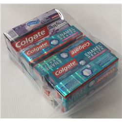 LOT OF 12 ASSORTED COLGATE TOOTHPASTES