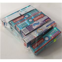 LOT OF 12 ASSORTED COLGATE TOOTHPASTES