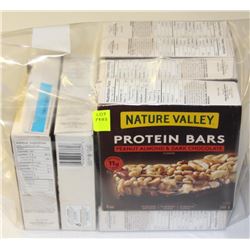 7 BOXES OF NATURE VALLEY PROTEIN BARS