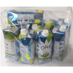 9 BOTTLES OF O.N.E. COCONUT WATER