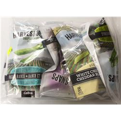 BAG OF ASSORTED HARVEST SNAPS PEA AND BEAN CRISPS
