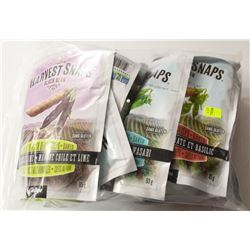 BAG OF ASSORTED HARVEST SNAPS PEA AND BEAN CRISPS