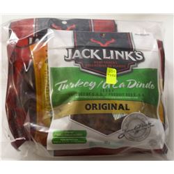 BAG OF ASSORTED JACK LINKS BEEF AND TURKEY JERKY