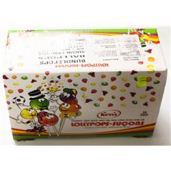 CASE OF KERRS ASSORTED LOLLIPOPS