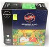 BOX OF TIMMOTHY'S BREAKFAST BLEND K-CUPS