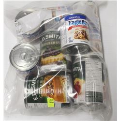 BAG OF SWEETEND CONDENSED MILK AND PIE FILLING