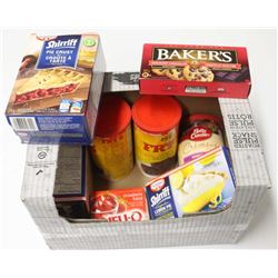 LOT OF ASSORTED BAKING GOODS