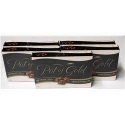 6 BOXES OF POT OF GOLD MILK CHOCOLATE COLLECTION