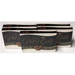 6 BOXES OF POT OF GOLD MILK CHOCOLATE COLLECTION