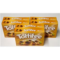 6 BOXES OF TOFFIFEE CARAMEL CHOCOLATES
