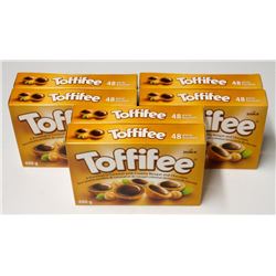 6 BOXES OF TOFFIFEE CARAMEL CHOCOLATES