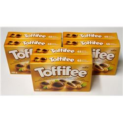 6 BOXES OF TOFFIFEE CARAMEL CHOCOLATES