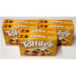 6 BOXES OF TOFFIFEE CARAMEL CHOCOLATES
