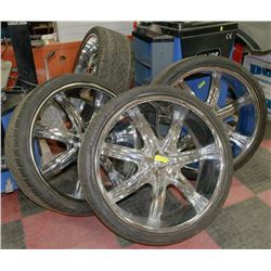 SET OF 4- 295/30R26 TIRES WITH RIMS