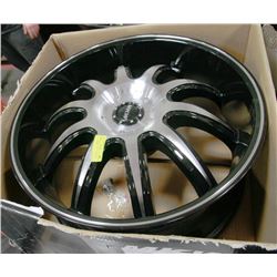 SET OF 4- 6X139.7 BOLT PATTERN 22"X9.5" RIMS