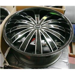 SET OF 4- MULTI BOLT PATTERN 22"X9.5" RIMS
