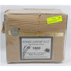 NEW BAMBOO COMFORT PLUS WRINKLE FREE SHEETS