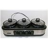 Image 1 : BELLA TRIPLE SLOW COOKER AND BUFFET SERVER