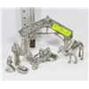 Image 1 : 7 PIECE HEAVY PEWTER NATIVITY SET BY OCEAN ART