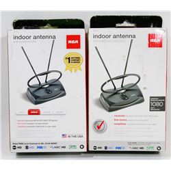TWO RCA INDOOR ANTENNAS - WORKING