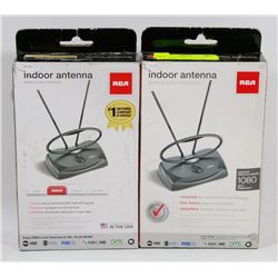 TWO RCA INDOOR ANTENNAS - WORKING