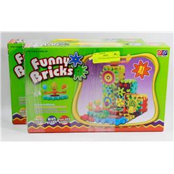 TWO NEW FUNNY BRICKS BUILDING TOYS