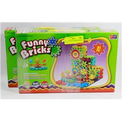TWO NEW FUNNY BRICKS BUILDING TOYS