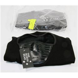 LOT OF 2 NORTH BEAR SKIDOO MASKS, BLACK