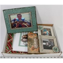 FLAT OF ASSORTED NEW DESIGNER PICTURE FRAMES
