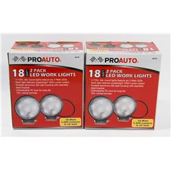 SET OF 2 NEW PRO-AUTO 18